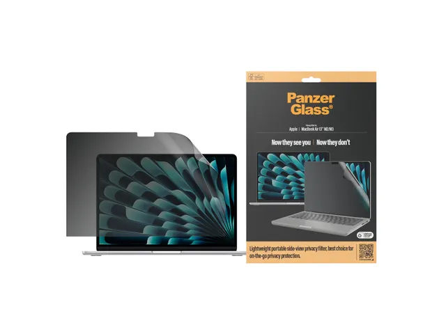 PanzerGlass Privacy Screen Protector MacBook Air 13” (M2/M3/M4) |