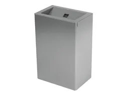 Afvalbak 50 liter Rvs Open Anti Vingerprint SMART-READY