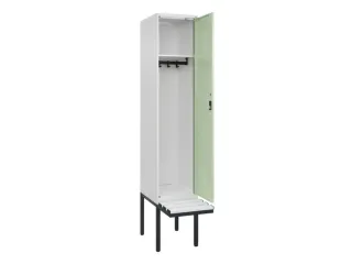 locker met bank,HxBxD 2120x400x815mm,1vak,vak B 400mm,cilinderslot - 1