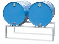 Vatenbok Staal 1230x650x350mm Voor 2x200l Vatensteun Hoekprofiel