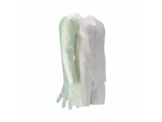 Ldpe Veterinaire Handschoenen Groen Glad 25my 92cm 1000 Stuks - 1