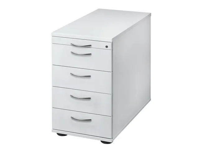 Ladenblok Wit 720-760x430x800mm 1pennenlade 4laden Beugelgreep