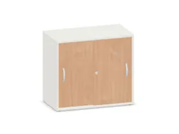 schuifdeurkast,HxBxD 720x800x430mm,decor romp wit,decor front beuken