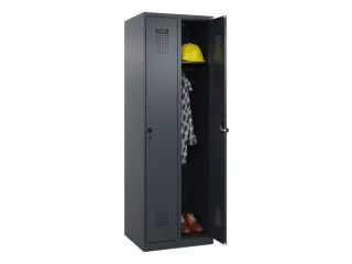 locker,HxBxD 1850x600x500mm,2vak,vak B 300mm,draaigrendel - 1
