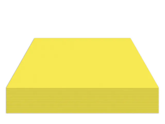 Fotokarton Kangaro 50x70cm 300gr citroengeel pak 25 vel