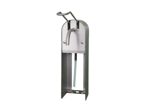 zeep-/ontsmettingsmiddeldispenser,HxB 325x97mm,v. 1l,RVS
