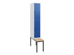 Dubbeldekse dekenkist,HxBxD 1950x300x815mm,1x2vak.,vak B 300mm