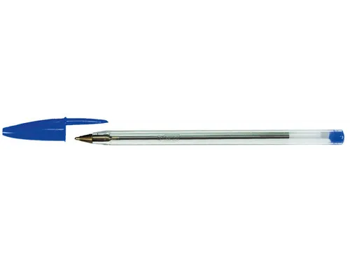 Balpen Bic Cristal medium blauw doos à 90+10 gratis