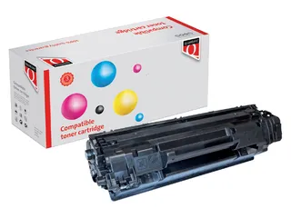 Tonercartridge Quantore alternatief tbv Canon 737/HP CF283X zwart - 1