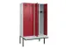 locker met bank,voor scheiding van kleding,HxBxD 2120x1200x815mm,4vak