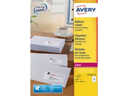 Adresetiket Avery QuickPeel L7162-40 99.1x33.9mm Wit 640 stuks