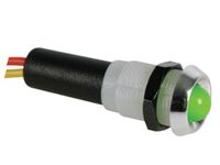 Led Lamp 24v Groen - Chromen Behuizing