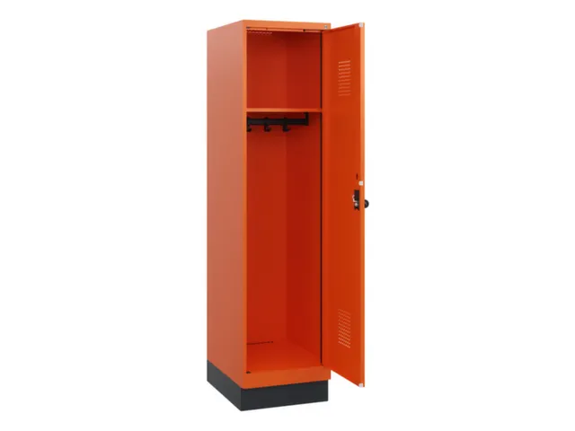 schoollocker,HxBxD 1630x400x500mm,1vak,vak B 400mm,draaigrendel,sokkel