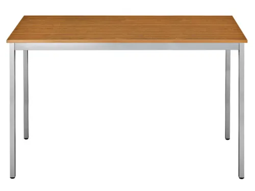 Tafel Vierkant 120x80 Cm Rechthoekig Frame Aluminium Blad Kersenhout