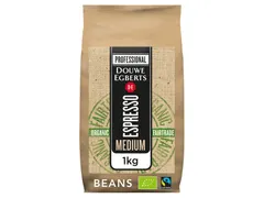 Koffie Douwe Egberts espresso bonen medium roast Organic en Fairtrade