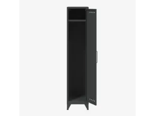 garderobekast,HxBxD 1800x380x510mm,1vak,4voeten,romp antraciet - 3