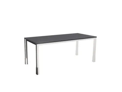 In hoogte verstelbaar bureau,HxBxD 720-840x1800x800mm,CC-zwart