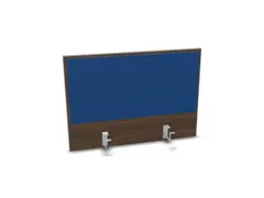 opzetpaneel bureau aanbouw achter NV bruin hickory BN6016-blauw 800mm