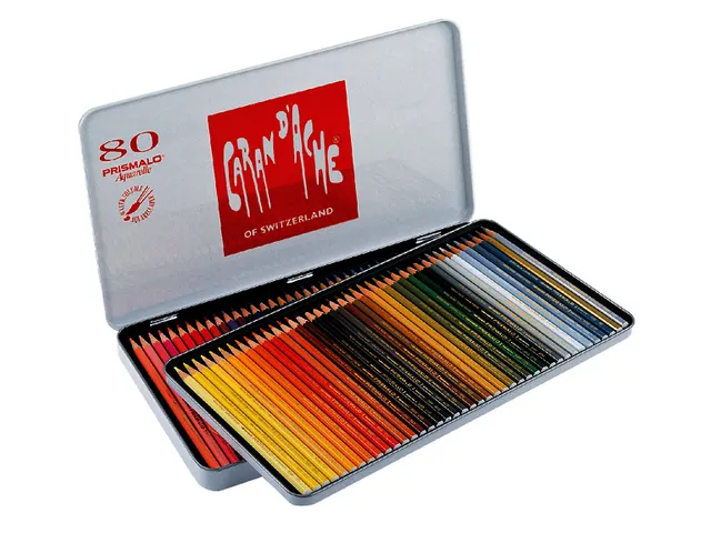 Kleurpotloden Caran d'Ache Prismalo 80 stuks assorti