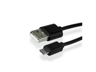 Kabel Green Mouse USB Micro - USB-A 2.0 1 meter zwart - 2