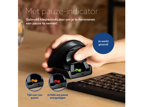 Ergonomische muis R-Go Twister Ambidexter Links/Rechts bluetooth