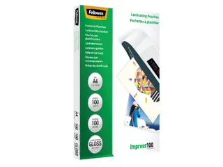 Lamineerhoes Fellowes A4 2x100 Micron glanzend - 3