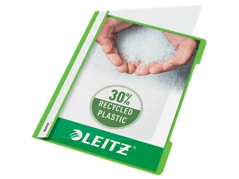 Snelhechter Leitz 4191 standaard A4 lichtgroen 30% gerecycled plastic