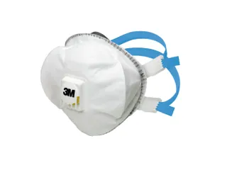 3M 8825+ NR D FFP2 stofmasker met ventiel, per 5 maskers - 1