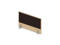 opzetpaneel bureau aanbouw zijkant NE-esdoorn BN2036-bruin 800mm