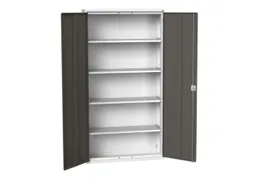 universele kast,HxBxD 2000x1050x350mm,4xStalen bodem,draaigrendelslot