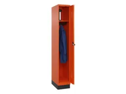 locker,HxBxD 1950x300x500mm,1vak,vak B 300mm,draaigrendel,sokkel