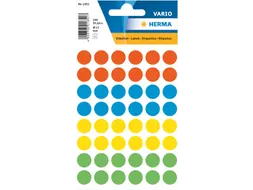 HERMA 1851 Multipurpose etiketten Rond 13mm Assorti 240 stuks