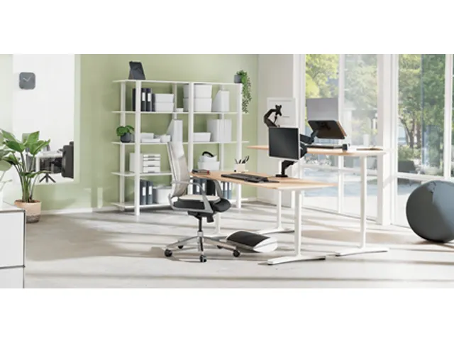 Voetensteun Leitz Ergo verstelbaar lichtgrijs