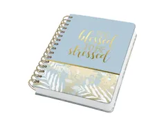 Notitieboek Jolie A5 spir. HEAVENLY LEAVES punt-gelijnd 240pag 120gr H