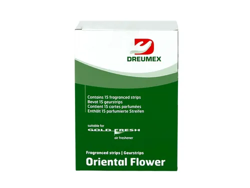 Luchtverfrisser Dreumex Gold Fresh Oriental Flower 15 strips