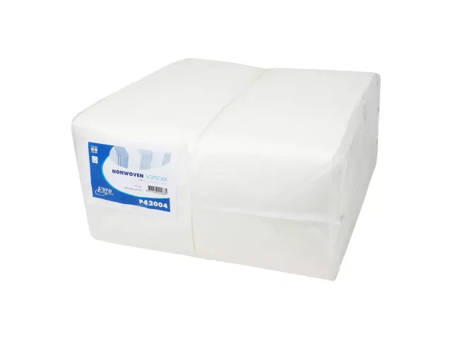 Sopdoek P42001 Wit 38x40 cm 1/4 vouw a kwaliteit 200 Stuks