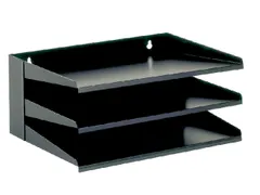 Sorteerrek Vepa Bins 3 delig zwart