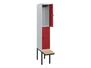 Dubbeldekse dekenkist,HxBxD 1950x300x815mm,1x2vak.,vak B 300mm - 2