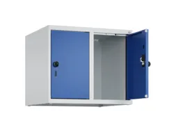 opzetkast,v. locker,2vak.,vak B 300mm,HxBxD 500x600x500mm,draaigrendel