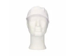 Pet met klep maat L Polyester Kroon Wit 100 Stuks