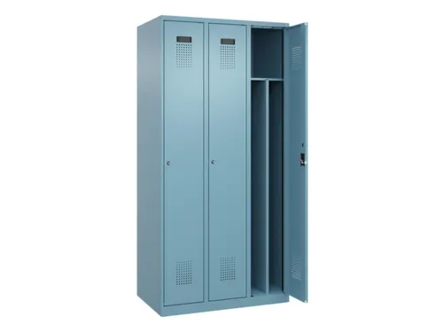 locker voor scheiding van kleding,HxBxD 1850x900x500mm,3vak