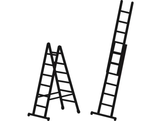 Multifunctionele Reformladder 2-delig 3.54-6 06m 2x12treden