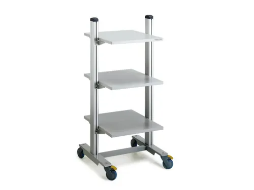 ESD bijzetwagen draagverm. 150kg 3etage(s) laadvl. LxB 650x530mm houte