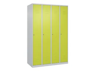 locker voor scheiding van kleding,HxBxD 1850x1200x500mm,4vak - 1