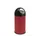 Afvalbak met pushdeksel en binnenemmer 40 liter Rood