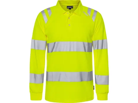 Fristads 7864 GPST polo, fluo geel, maat XS, per stuk