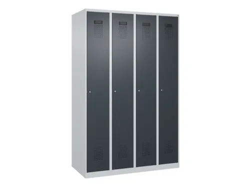 locker,HxBxD 1850x1200x500mm,4vak,vak B 300mm,cil.-slot