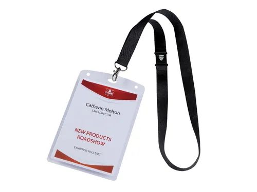 Avery 4834 Badgehouder lanyard set 105x148mm 10 stuks+12 kaarten