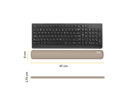 Polssteun Fellowes Breyta zand 6x47cm