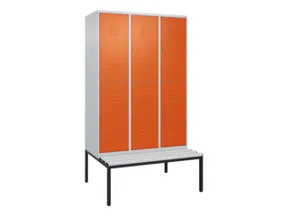 Dubbeldekse dekenkist,HxBxD 2120x1200x815mm,3x2vak.,vak B 400mm - 1